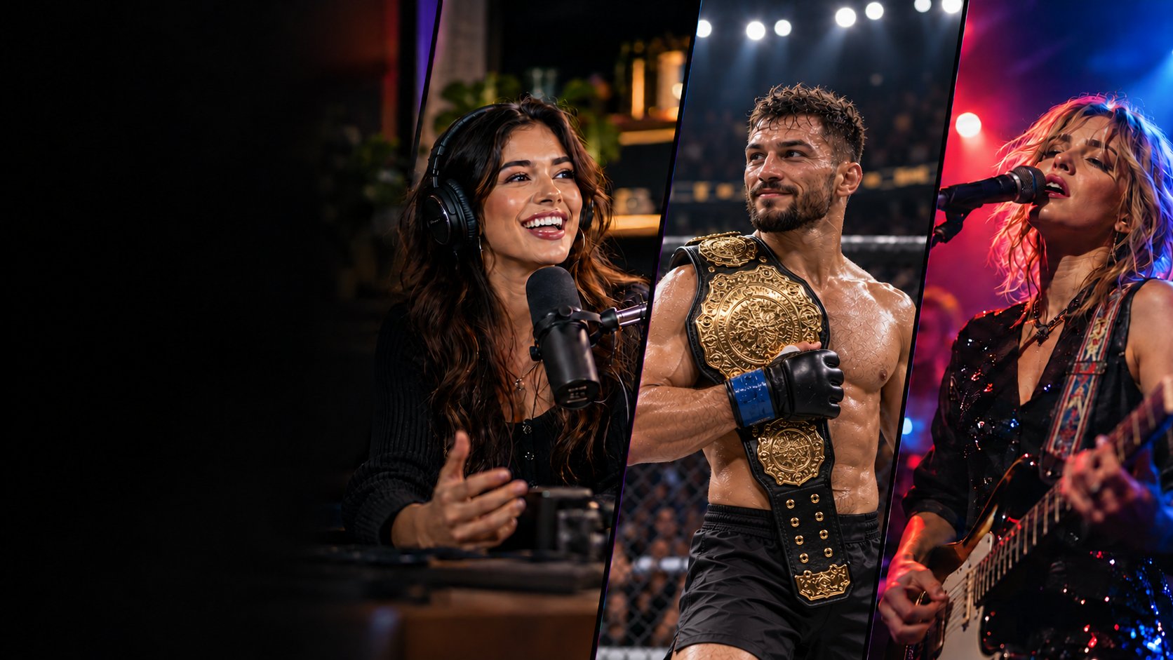 Live on OrkaTV: a podcaster, a champion fighter and a guitarist streaming live