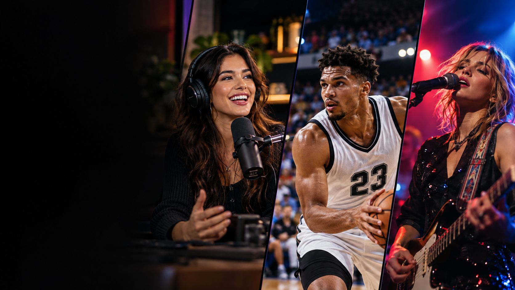 Live on OrkaTV: a podcaster, a basketball player and a guitarist streaming live